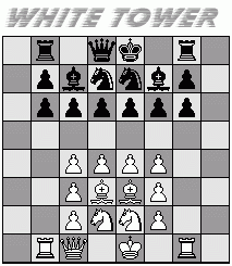 Alternative bughouse chess start position : White Tower