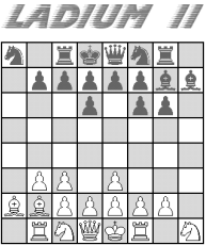 Alternative bughouse chess start position : Ladium II (Koros)