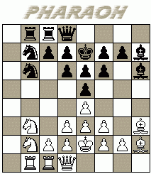 Alternative bughouse chess start position : Pharaoh (Alamar)