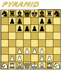 Alternative bughouse chess start position : Pyramid (SKAcz)