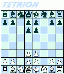 Alternative bughouse chess start position : TETRION (SKAcz)